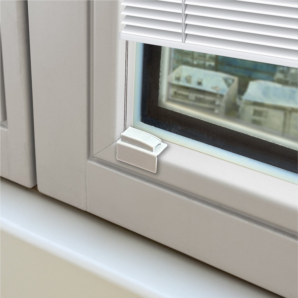 Premium Gelenk-Klebeplatte Plissee für PVC-Glasleiste  min. 13mm