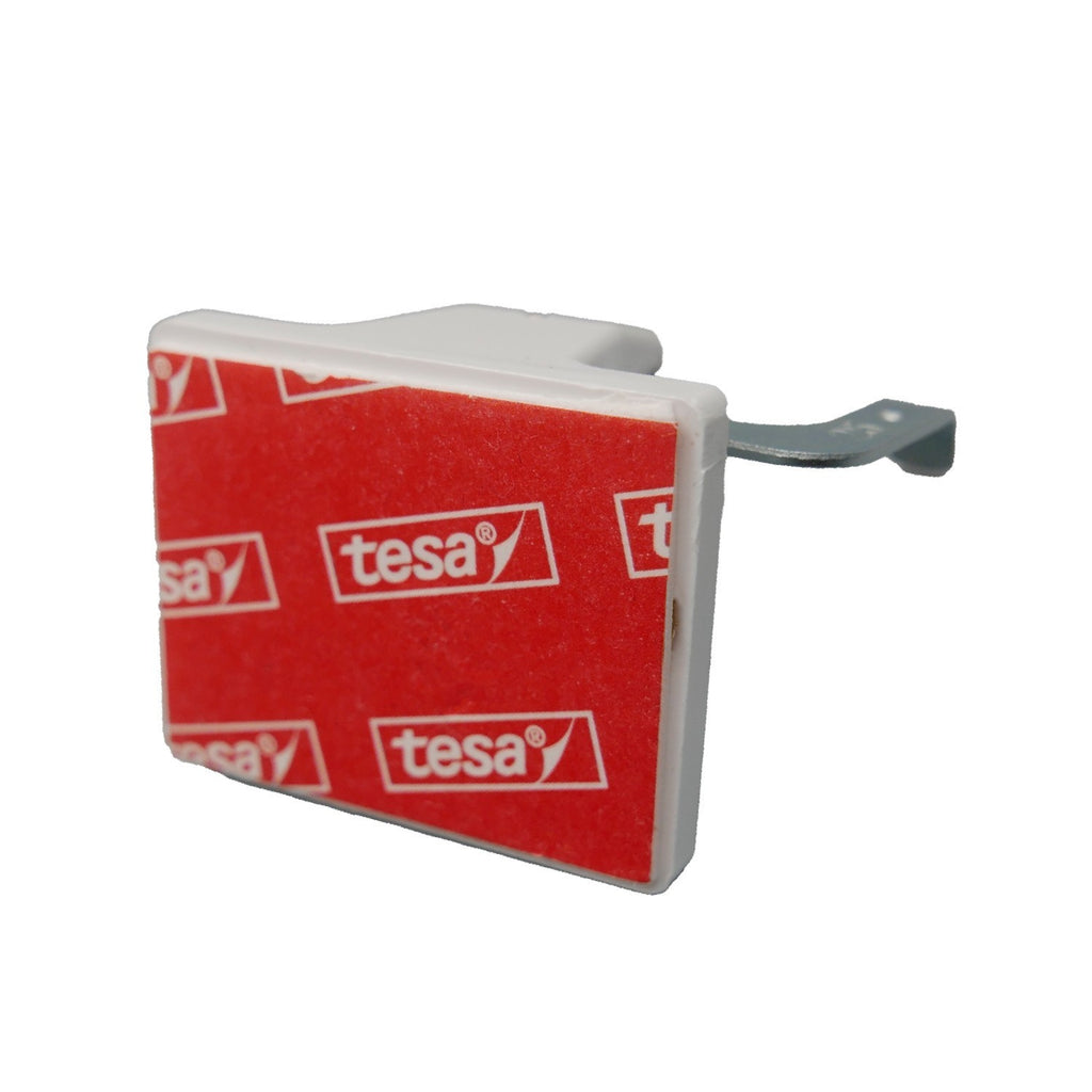 Premium 25mm Jalousie Klebeträger PVC-Fenster 2er Set ohne Bohren Montage NEU