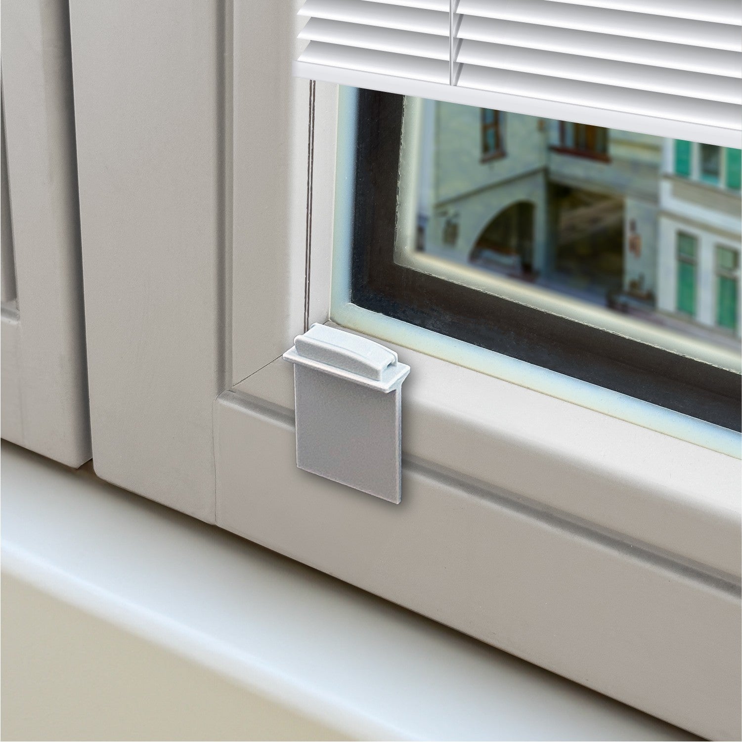 Premium Plissee Klebehalter schmale Glasleisten 4-12mm PVC Montage ohne Bohren