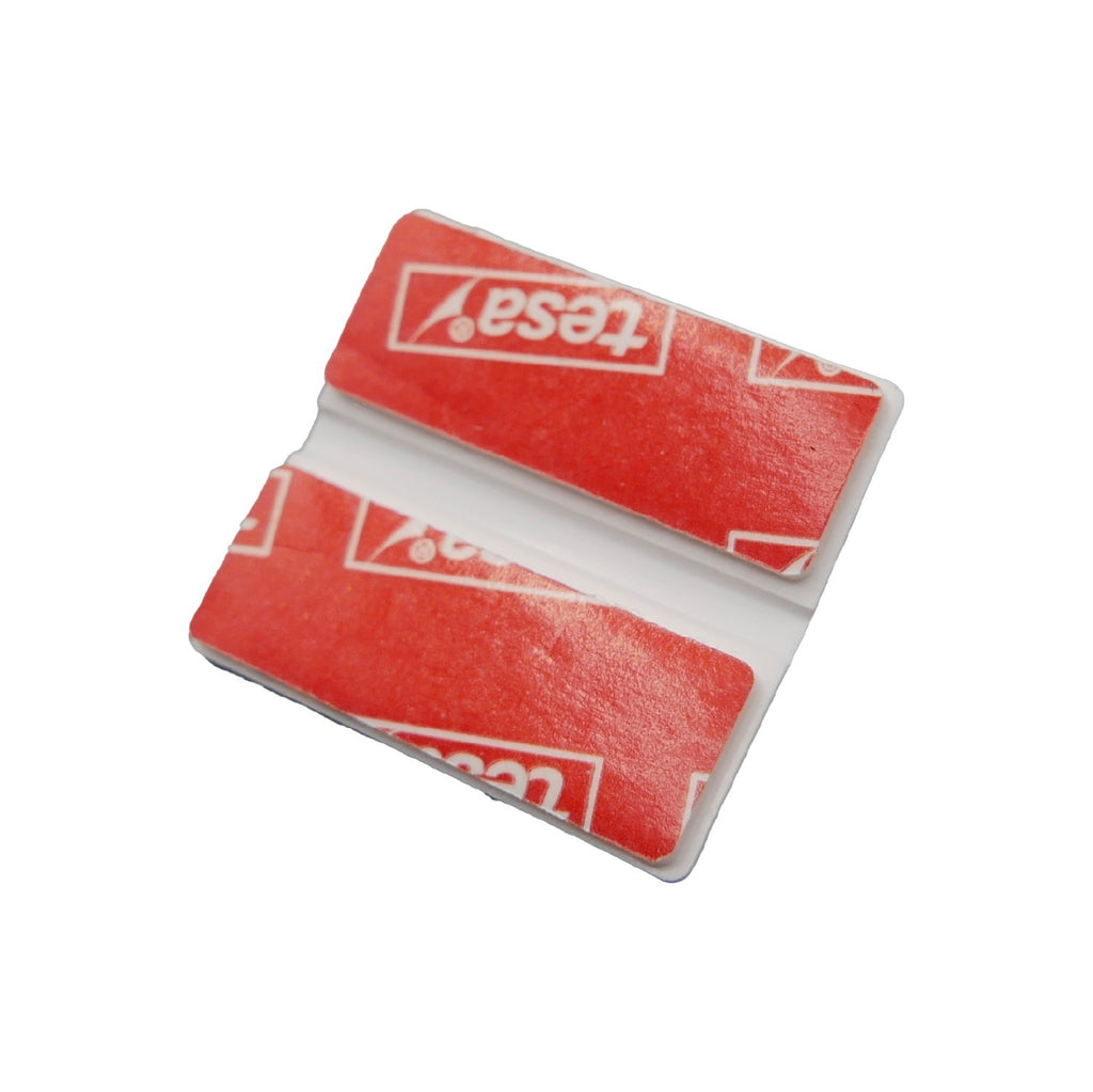 Premium Gelenk-Klebeplatte Plissee für PVC-Glasleiste  min. 13mm